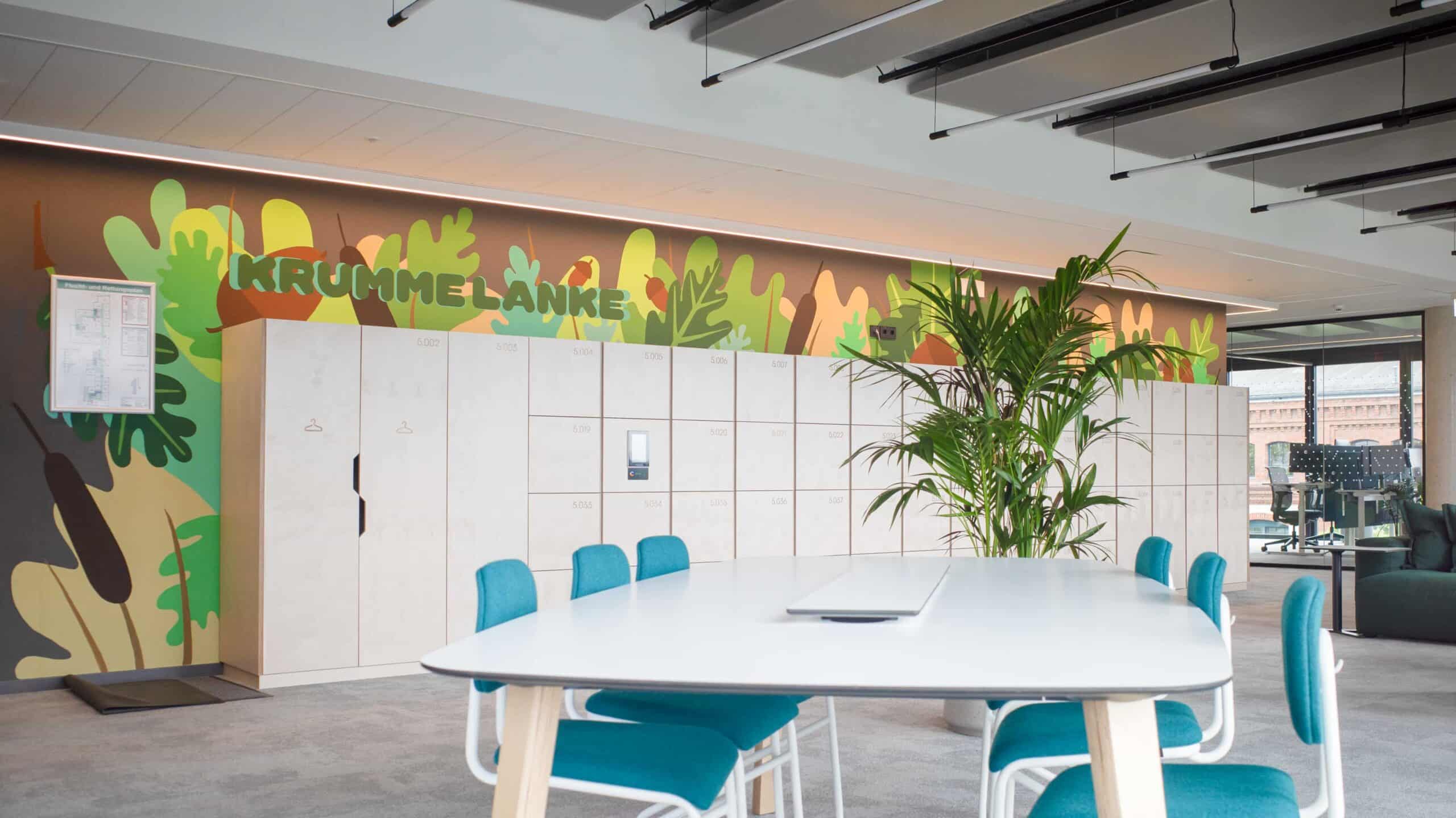Sentiform Office Branding Agency Workplace Branding Agency Wayfinding Agency Contentful Berlin Environmental Graphic Design Spatial Branding Signage