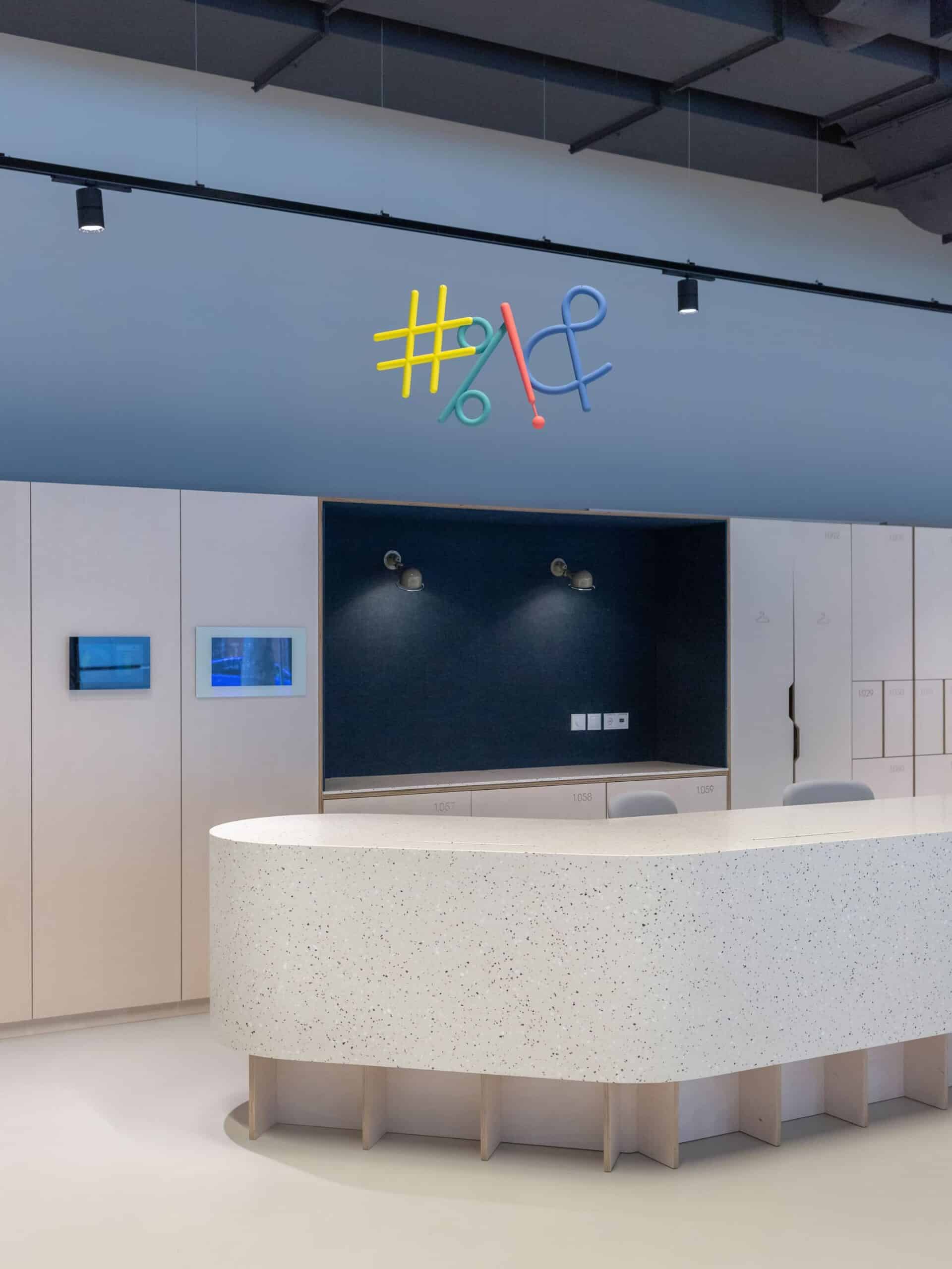 Sentiform Office Branding Agency Workplace Branding Agency Wayfinding Agency Contentful Berlin Environmental Graphic Design Spatial Branding Signage