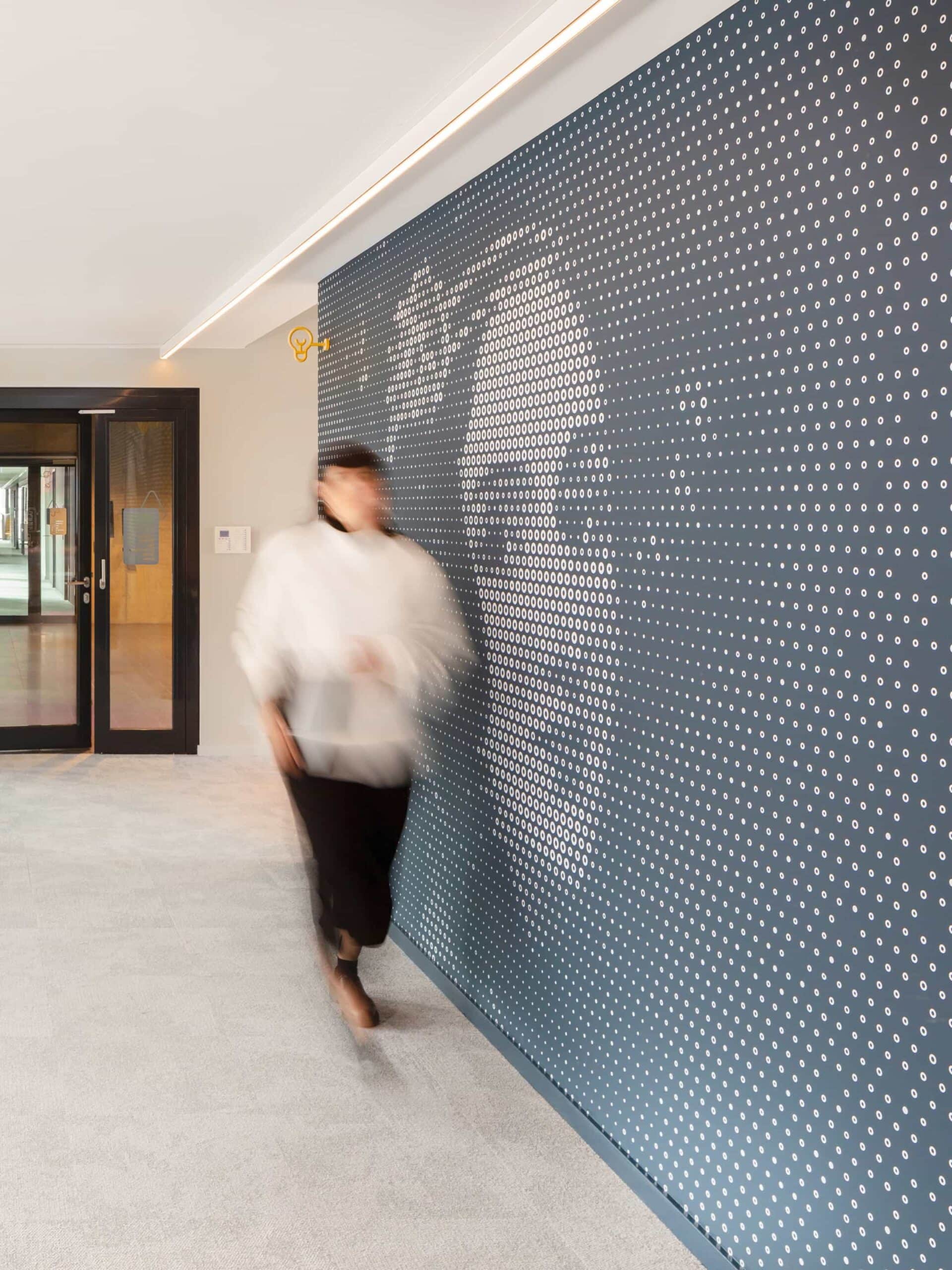 Sentiform Office Branding Agency Workplace Branding Agency Wayfinding Agency Contentful Berlin Environmental Graphic Design Spatial Branding Signage