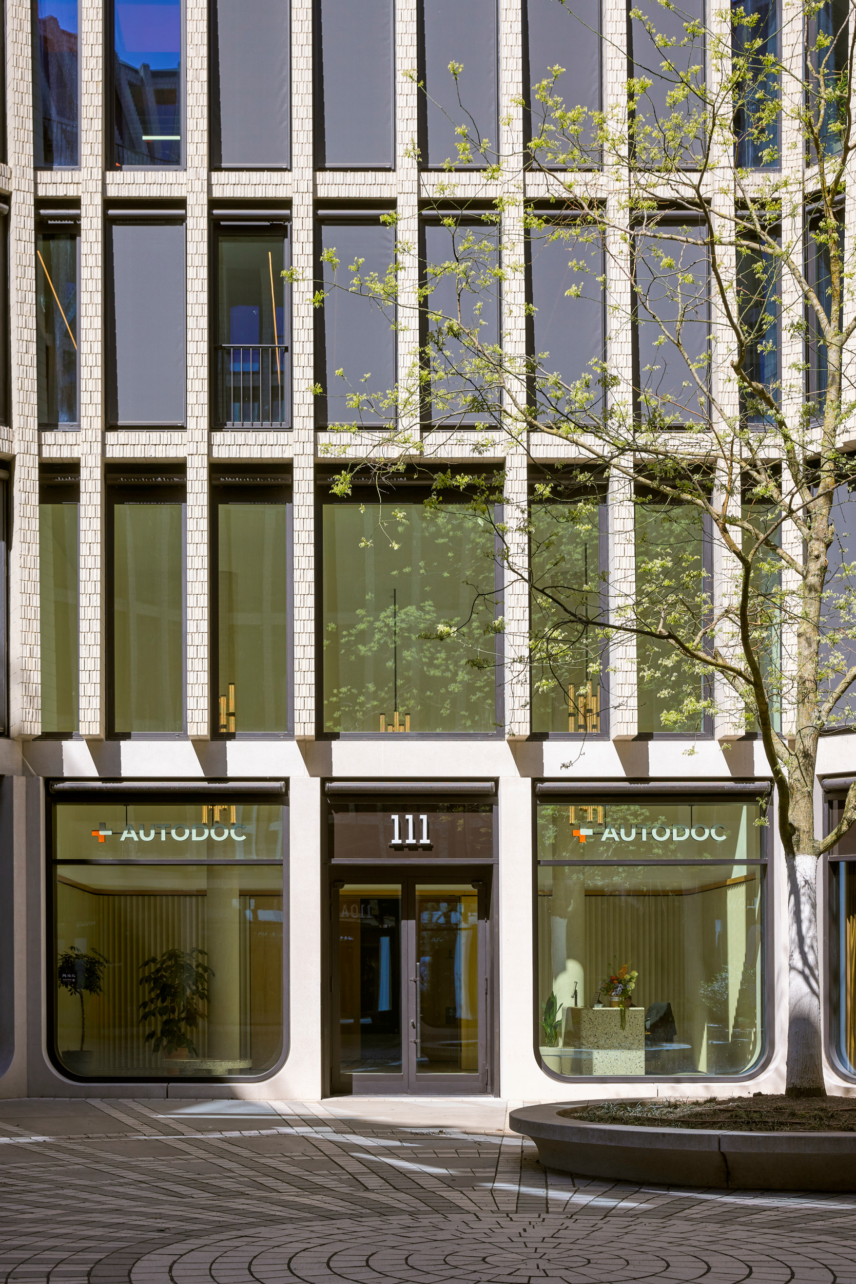 Exterior shot of the Autodoc HQ in Berlin
